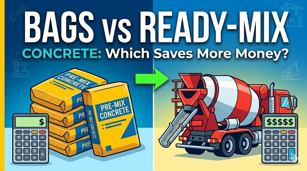 Bags vs Ready-Mix Concrete: Which Saves More Money?