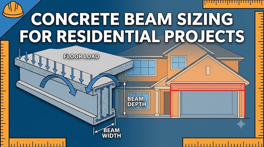 Concrete Beam Sizing for Residential Projects