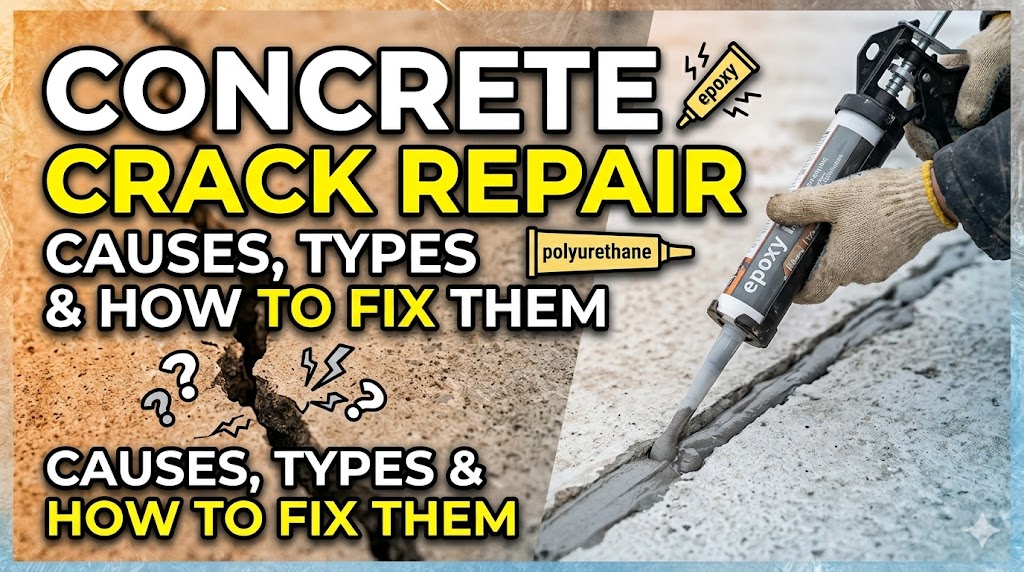 Concrete Crack Repair Causes Types How To Fix Them