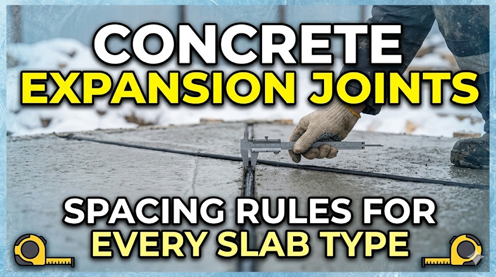 Concrete Expansion Joints Spacing Rules For Every Slab Type