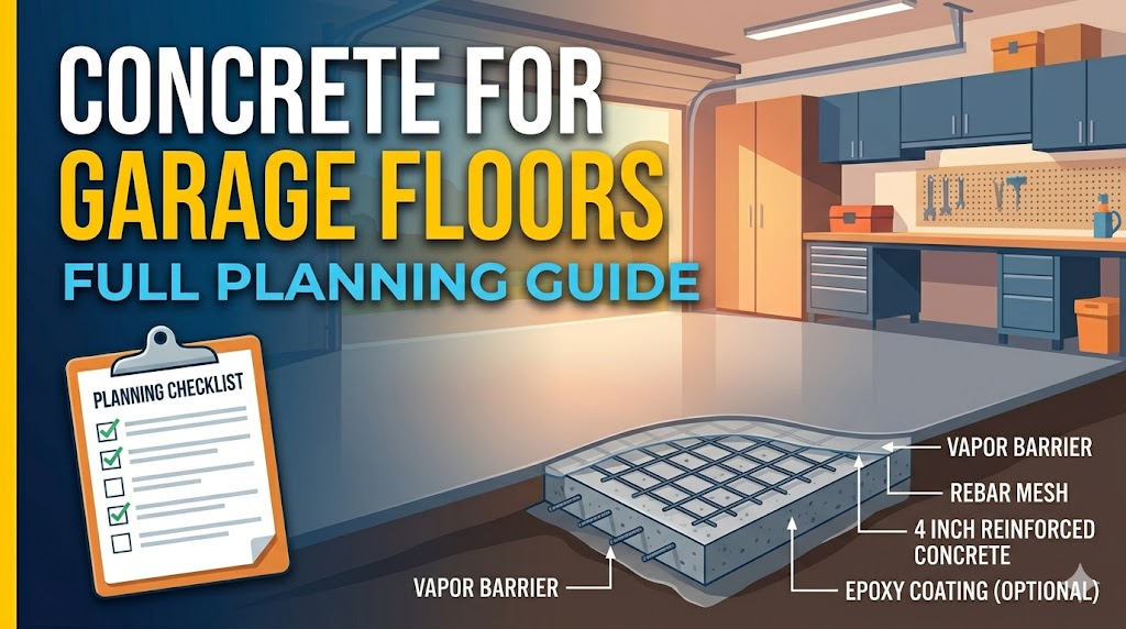 Concrete for Garage Floors: Full Planning Guide