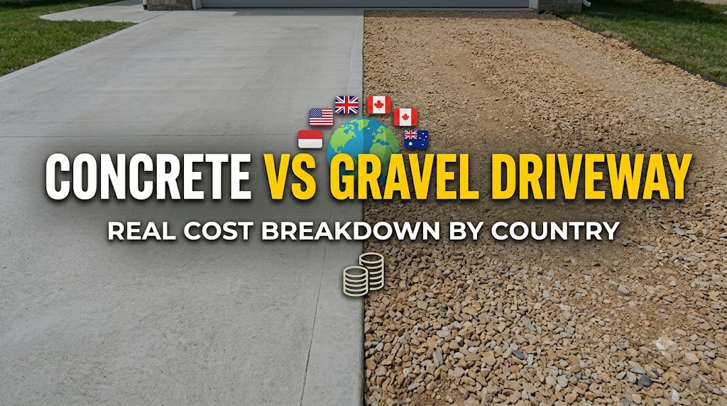 Concrete vs Gravel Driveway: Real Cost Breakdown by Country
