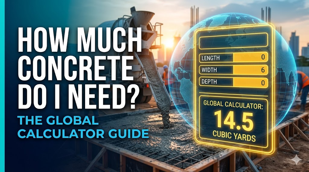 How Much Concrete Do I Need? The Global Calculator Guide