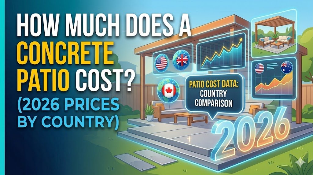 How Much Does a Concrete Patio Cost? (2026 Prices by Country)