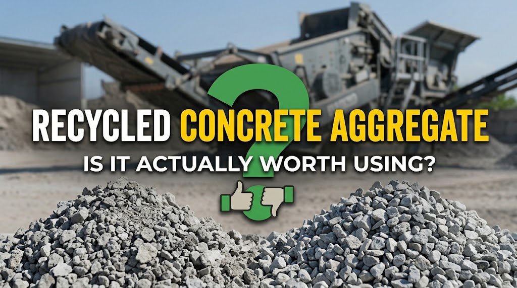 Recycled Concrete Aggregate: Is It Actually Worth Using?