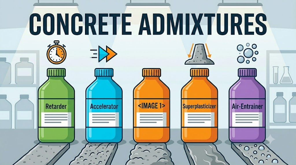 What Concrete Admixtures Actually Do (And When to Use Them)